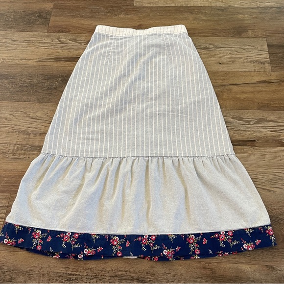 Madewell denim project patchwork skirt 00 - Picture 4 of 9